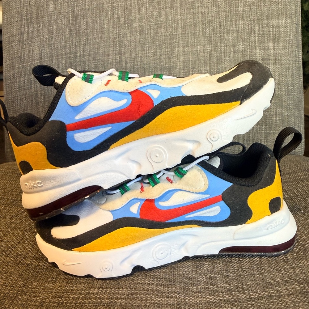 NEW Nike Air Max 270 React BT Multi-Color Toddler 10C - UNWORN